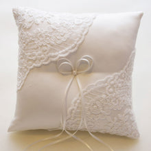 Load image into Gallery viewer, Wedding Floral Lace Ring Pillow