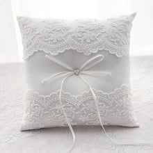 Load image into Gallery viewer, Wedding Floral Lace Ring Pillow