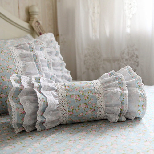 Decorative bedding lace pillow cylinder