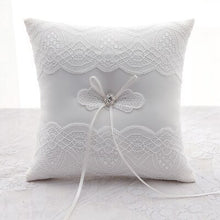 Load image into Gallery viewer, Wedding Decorations Silks and satins Embroidered Wedding Ring Pillow