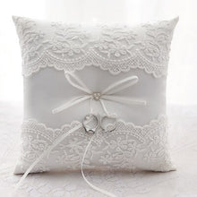 Load image into Gallery viewer, Wedding Decorations Silks and satins Embroidered Wedding Ring Pillow