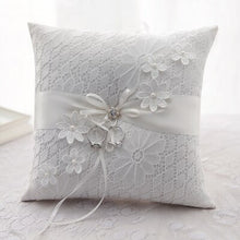 Load image into Gallery viewer, Wedding Decorations Silks and satins Embroidered Wedding Ring Pillow